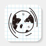 globe doodle N18