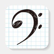 music note doodle N13