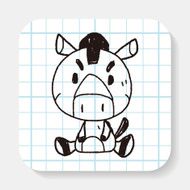 Chinese Zodiac horse doodle drawing