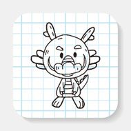 Chinese Zodiac dragon doodle drawing