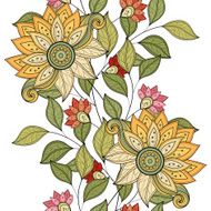Vector seamless floral pattern N59