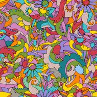 doodle funny seamless pattern N5