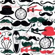 Retro vintage seamless pattern