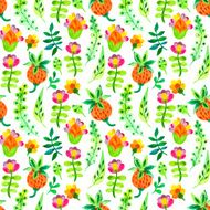 Vector Illustration with original floral background N2