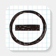 No Entry Traffic doodle