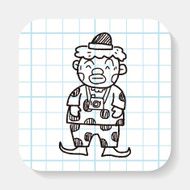 clown doodle drawing N6