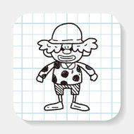 clown doodle drawing N10