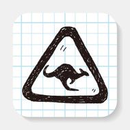 Kangaroo sign doodle N2