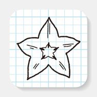 Star fruit doodle