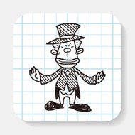 clown doodle drawing N18