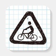 bicycle sign doodle