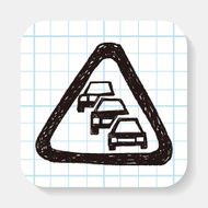 Traffic jam doodle