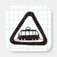 tram doodle