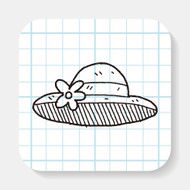 doodle Straw hat