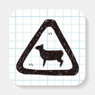 sheep sign doodle