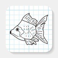 Goldfish doodle