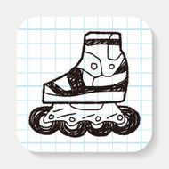Roller skate doodle