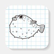 Puffer doodle