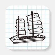 Boat doodle N15