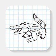 Crocodile doodle N2