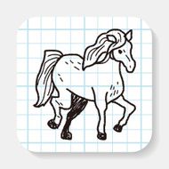 horse doodle N2