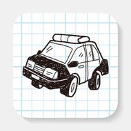 Police Car Doodle N4