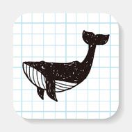 Whale doodle N2
