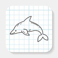Dolphin doodle