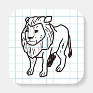 Lion doodle N2