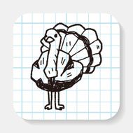 ostrich doodle