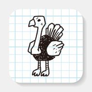 ostrich doodle N2