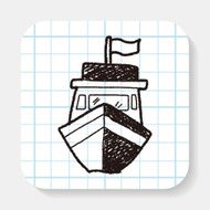 Boat doodle N19