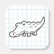 Crocodile doodle N3