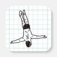 diving doodle