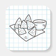 corn clip doodle