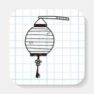 Chinese decorative lantern doodle