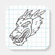 Chinese dragon doodle N2