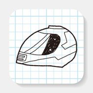 motorcycle helmet doodle