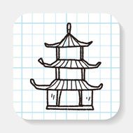 Chinese house doodle N2
