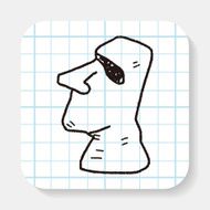 moai doodle