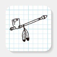 Indians Pipe smoke doodle
