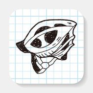 bicycle helmet doodle