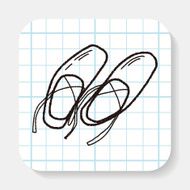 Ballet Shoes doodle N2