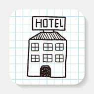 hotel doodle drawing N2