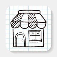 shop store doodle drawing N6