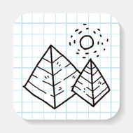 Doodle pyramid N13
