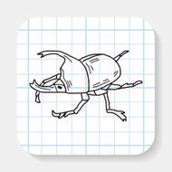 beetle doodle