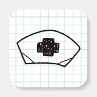 nurse hat doodle drawing N3
