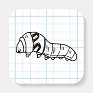 caterpillar doodle N3