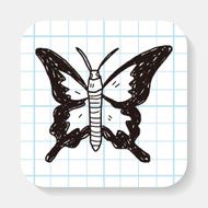 butterfly doodle